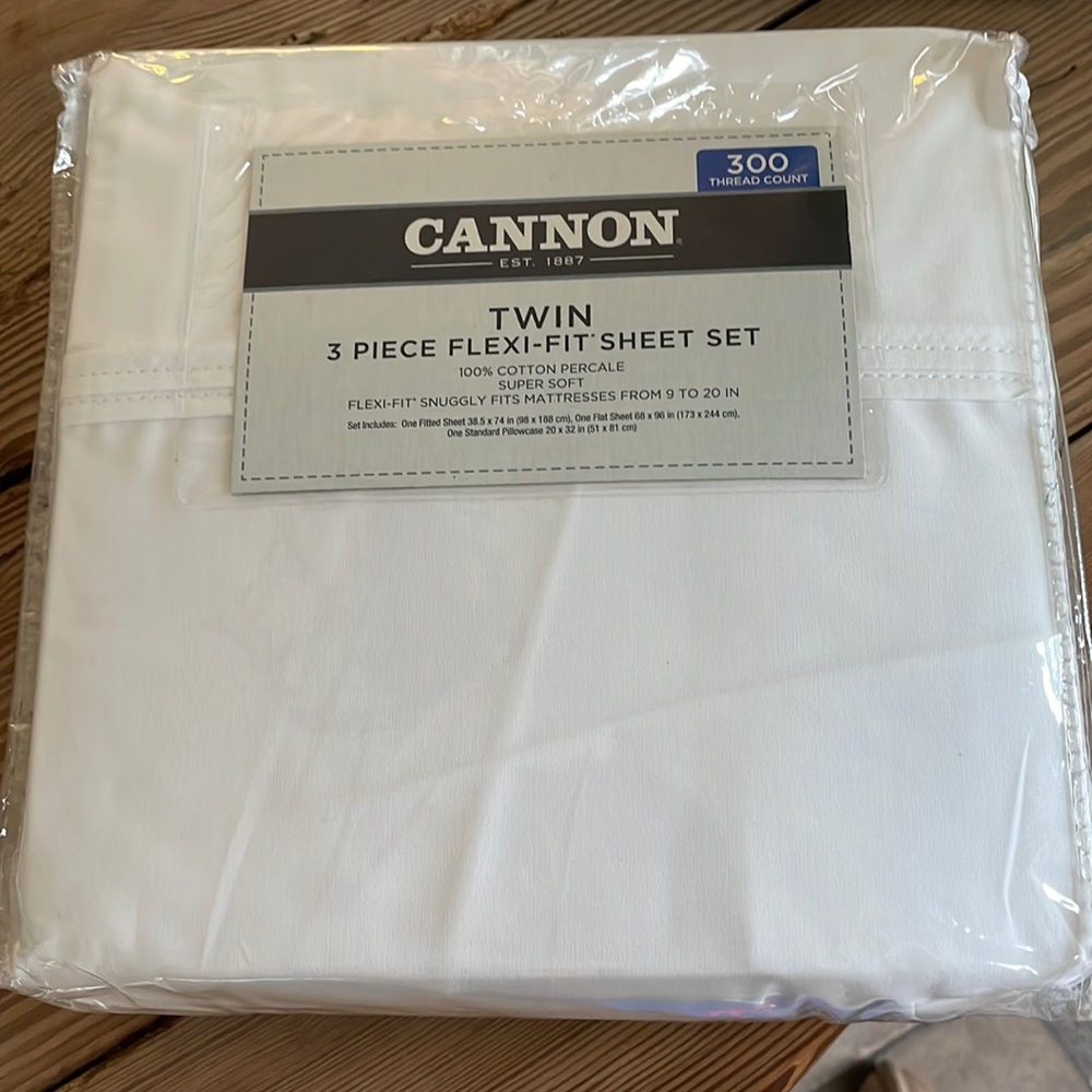Cannon Twin Sheet Set